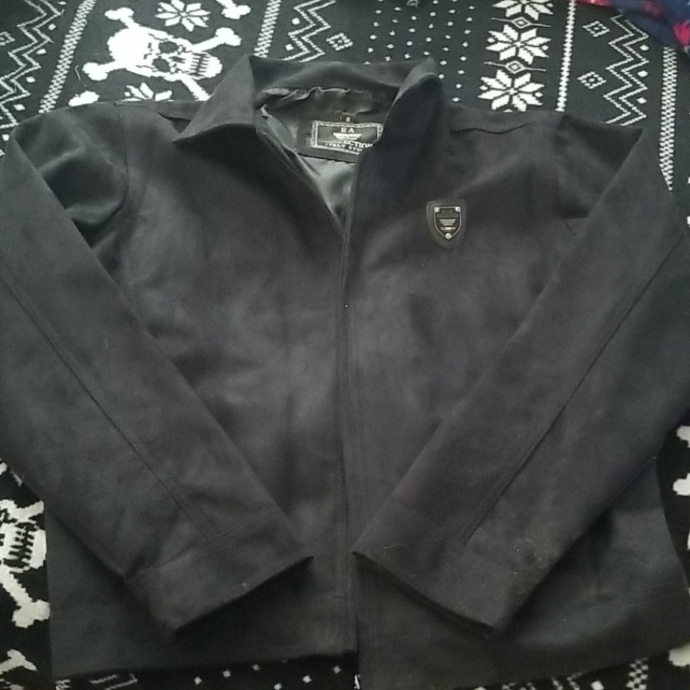 Men's EA Italian Style Suede Jacket